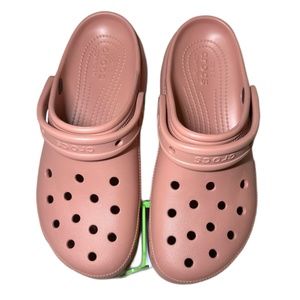 Crocs Platform Pale Blush W10 NWT